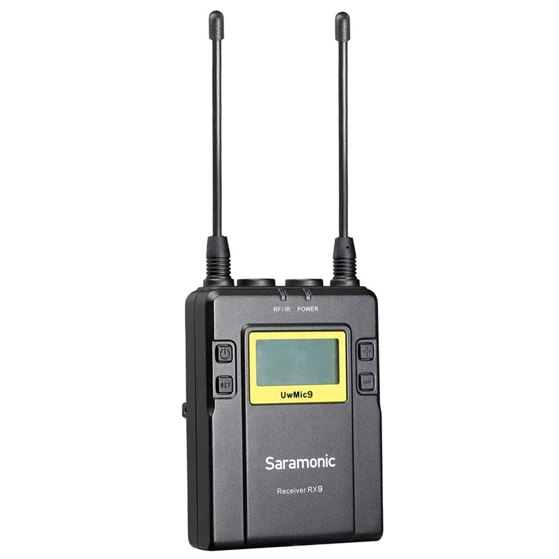 Saramonic Uwmic9(Rx9+ Tx9) вещание Uhf Беспроводной петличный микрофон система для Dslr камеры микрофон для видеокамер Микрофон Canon