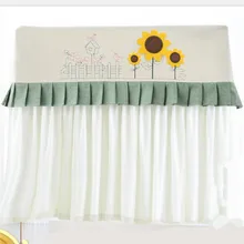 Искусственная вышивка крышка кондиционера защита от пыли домашний декор работа без удаления не нужно выдувать прямо безопасно