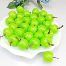 Еда зеленый фрукты имитационная модель игрушки Обучающие претендует детский игровой домик игрушки 5 шт./компл. плоды пресс-форм готовой Товары