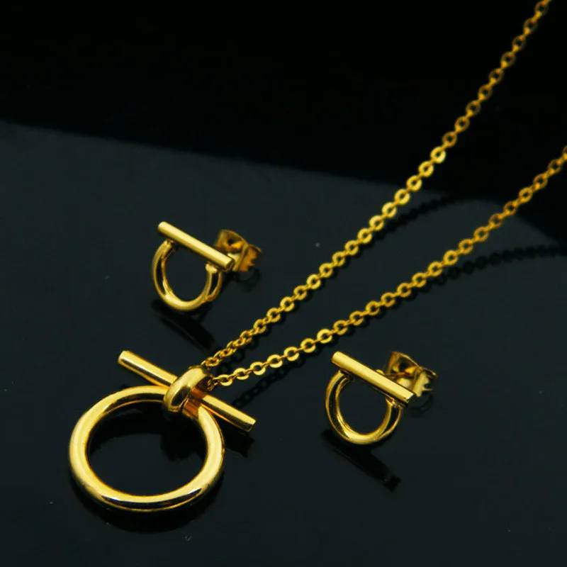 Подвеска в виде подковы золотого цвета, ожерелье для мужчин wo из нержавеющей стали, винтажное ожерелье-чокер, Мужская кольцевая цепь, ювелирный подарок