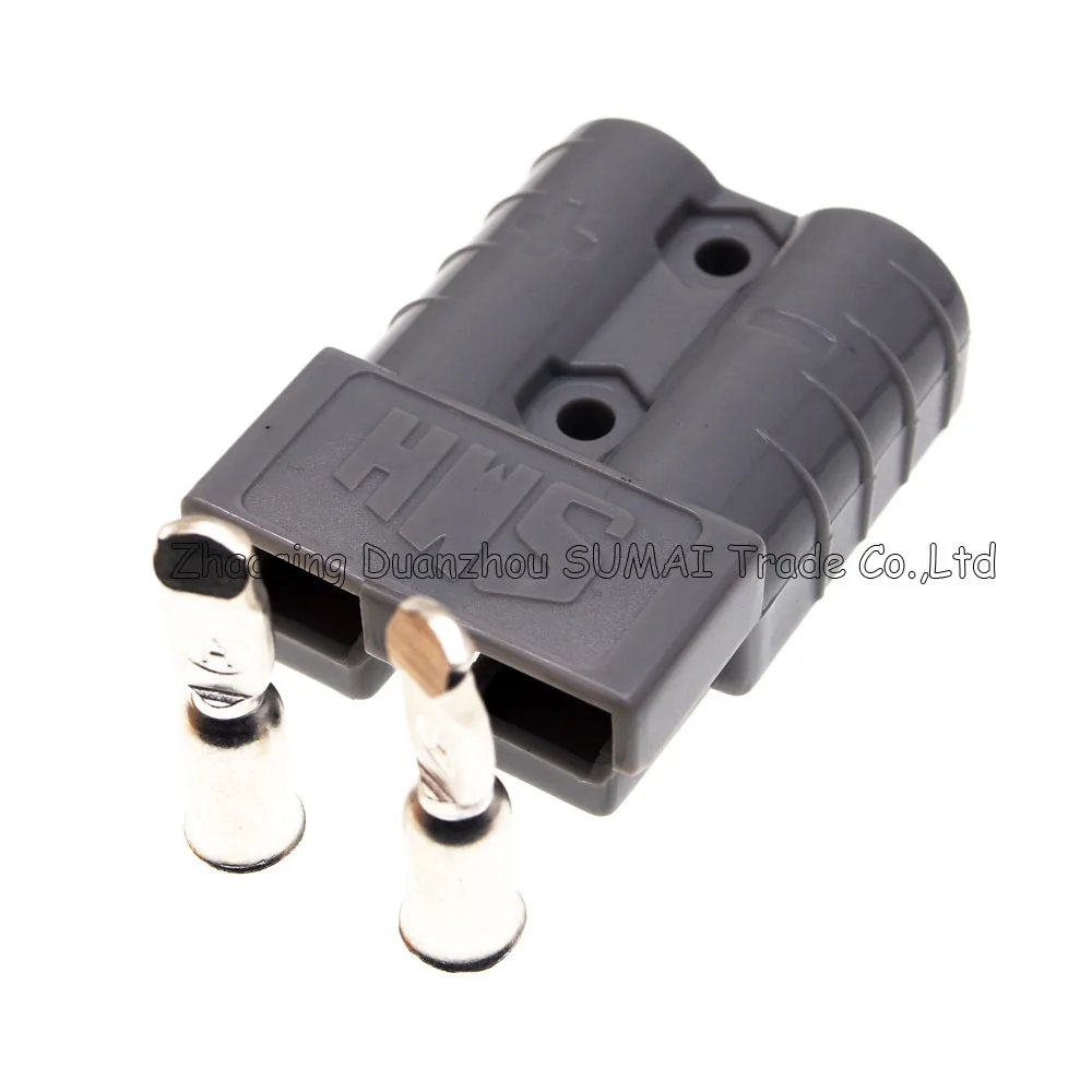 SMH 2 Pin 50A 600V Разъем питания батареи, водонепроницаемая оболочка, пылезащитный кабель оболочка/крышка, цвета - Цвет: Серый