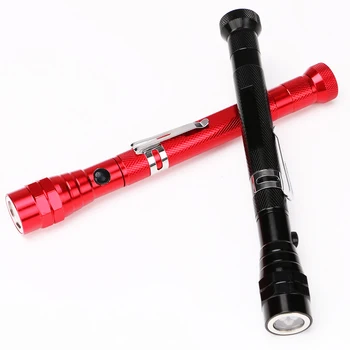 

Multifunctional Telescopic Neck 3 LED Torch Flashlight Magnetic Head Pick Up Tool Lamp Light