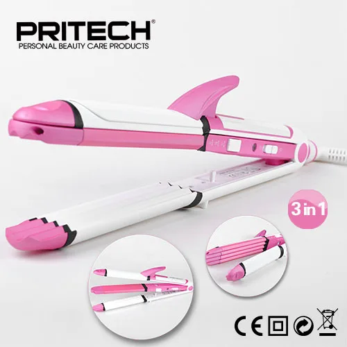 Pritech marca profesional 3 1 rizado varita plancha de pelo rodillo mágico  del pelo para para herramientas de cuidado del cabello envío gratis|roller  slide|roller stamproller coaster - AliExpress