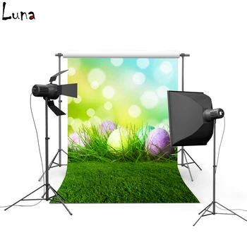 

MEHOFOTO Happy Easter Vinyl Photography Background For Newborn Lawn New Fabric Flannel Backdrop For Children photo studio 053