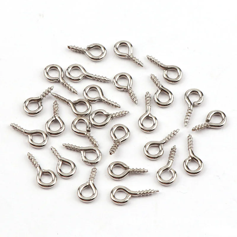 100 шт./лот DIY4x8mm маленькая овчина для глаз гвозди аксессуары ювелирных изделий с