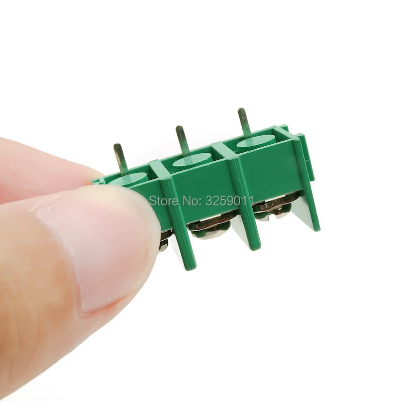 

1PCS 3Pin Screw Terminal Block Connector 300V 20A 8.5mm KF8500-8.5-3P Green Copper 22-12 AWG