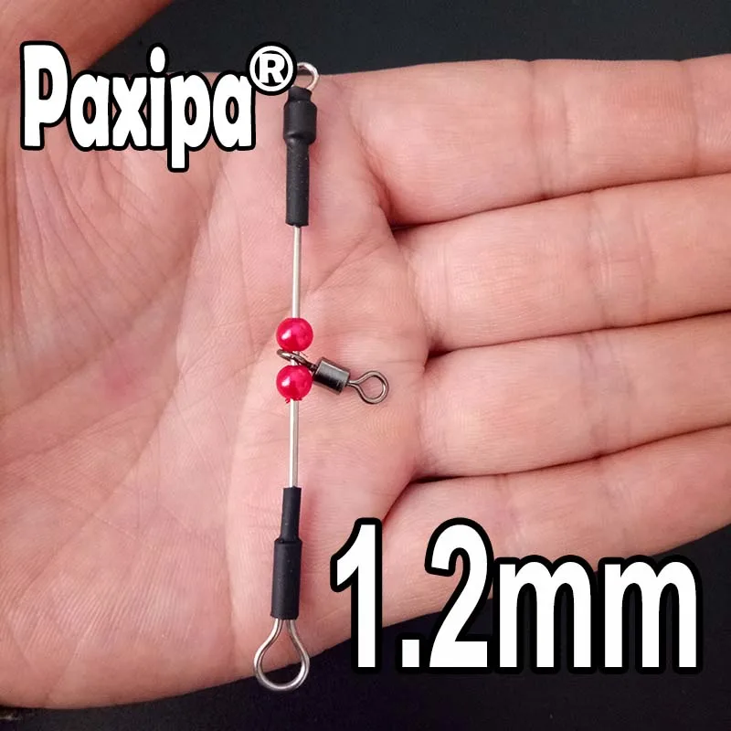 6 шт. рыболовный разъем Urfe Para Temporales Enganches Rapidos Para la Pesca Kolay Atma Aparati - Цвет: 1.2mm red