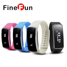 Finefun смарт-браслет V5S Bluetooth фитнес-браслет с oled Дисплей шагомер калорий вызова напоминание анти-потерянный