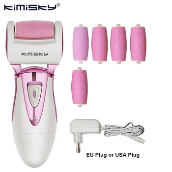

KIMISKY Rose Rechargeable Red Foot File Pedicure Electric Tools Foot Care Exfoliating Foot Care Tool Dead skin remover feet