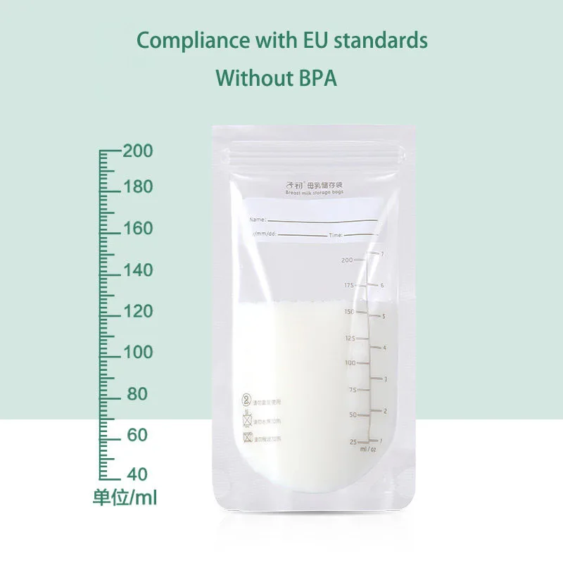 Matern'ella 200 мл 30 шт/контейнер для детского питания хранение грудного молока сумка Контейнер для заморозки молока грудного молока безопасной переноски для кормления