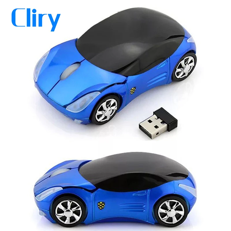 Cliry Wireless Car Shape mouse 2.4G Optical Gaming computer mice