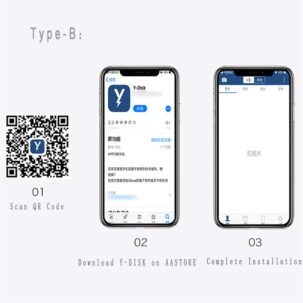 4 в 1 Многофункциональный OTG USB диск Type c Lightning Android USB3.0 зашифрованный флэш