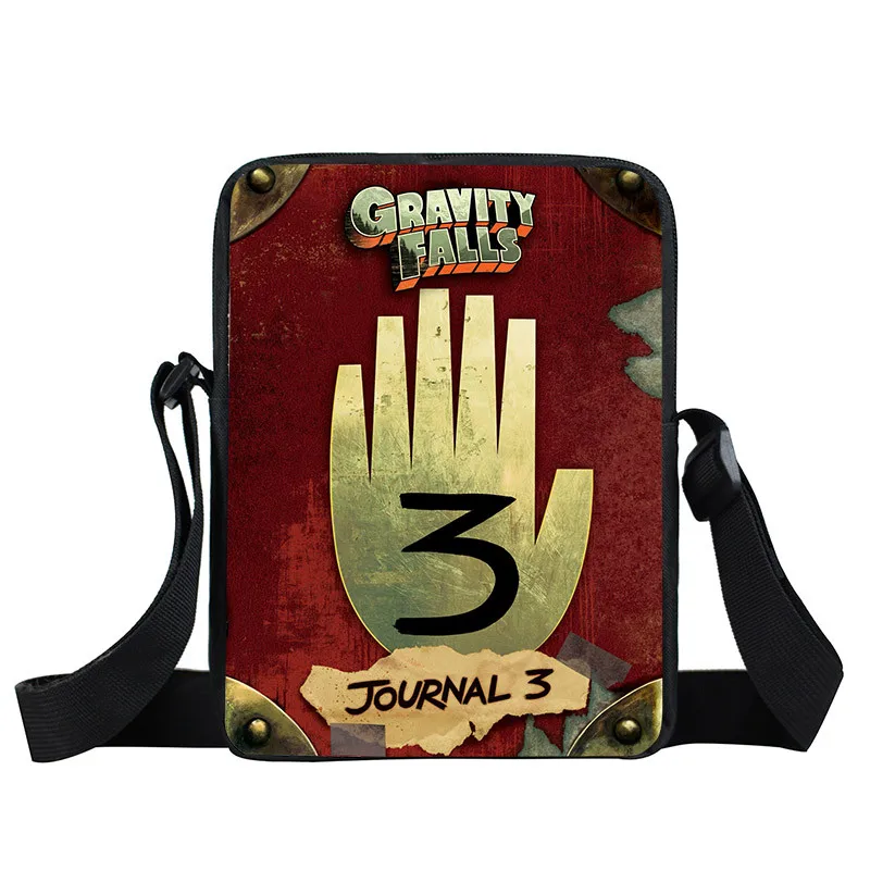 الجاذبية السقوط حقيبة كتف الفتيان الفتيات البسيطة حقيبة ساعي مابل قحافة الأطفال الحقائب المدرسية أنيمي صغيرة الصغار Crossbody حقيبة