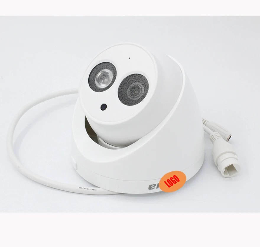 Купольная сетевая камера 4 МП POE IP IP67 H.265 встроенный микрофон с заменой для замены