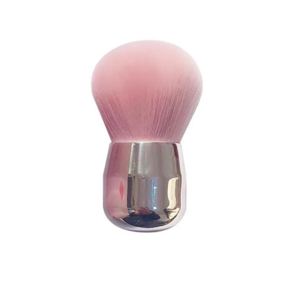 

1 piece Pink Mushroom Face Kabuki brush Powder contour Makeup brush Plastic handle Synthetic hair Portable