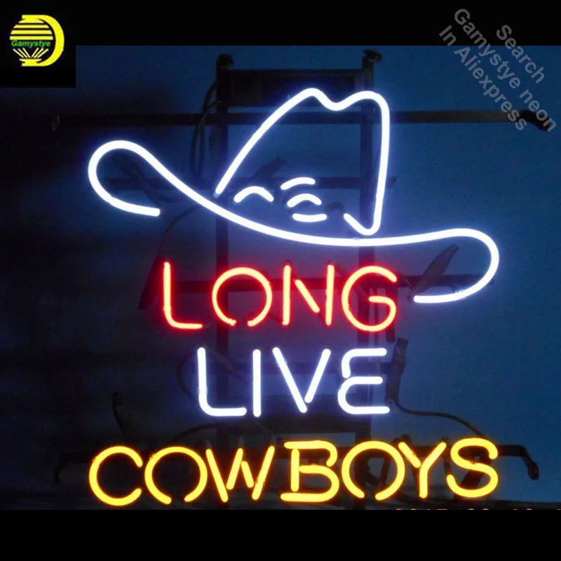 Neon Sign for Long Live Cowboy Neon Bulb sign handcraft Signboard Real Glass tube Dropshipping personalized neon bar lights Neon Sign for Long Live Cowboy Neon Bulb sign handcraft Signboard Real Glass tube Dropshipping personalized neon bar lights