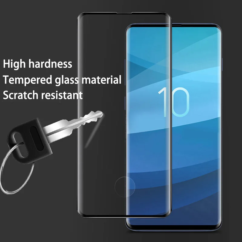 Для samsung S10 стеклянная Защитная пленка для экрана телефона полное Защитное стекло для samsung Galaxy S10 S10e закаленное стекло 15D полный клей