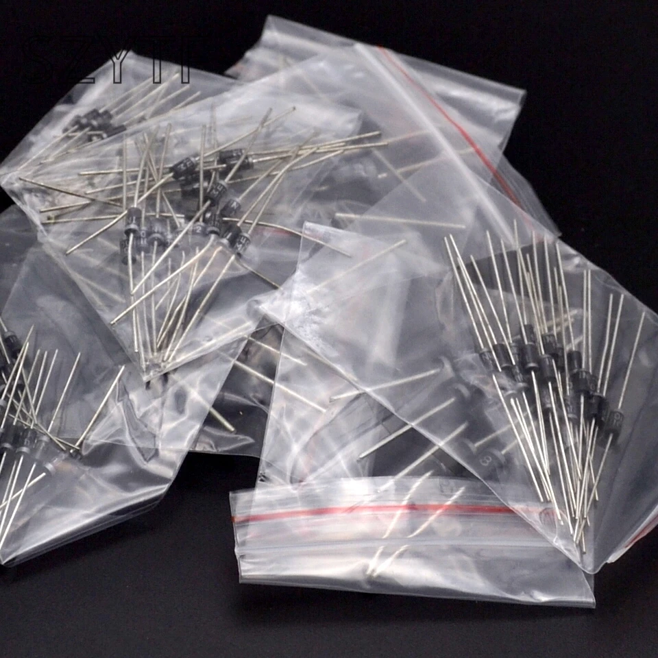 

1n4001 1N4002 1N4004 n4007 6A10.... 10kind * 10pcs = 100pcs Into the fast recovery diode assorted kit