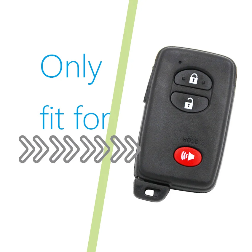 MICOCHE 3 кнопки моющийся силиконовый чехол для ключей от машины Обложка для Toyota Land Cruiser Prado Prius V 2012 2013 4runner с удерживайте кнопку