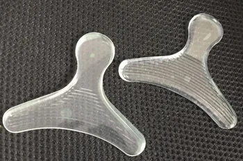 

by dhl 200Pair Silicone Insoles For Shoes Gel Pads For Feet Care Protect Back Heel Gel Insoles Pads Non Slip Pedicure Foot Care