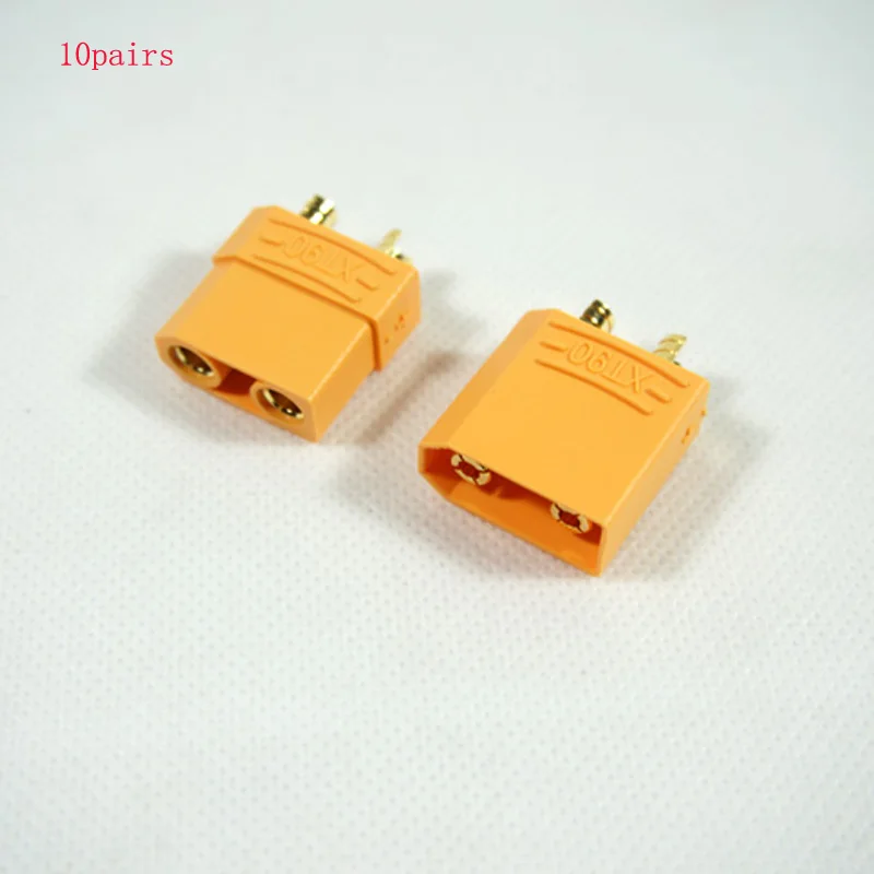 10pairs/lot XT90 Plug Male Female Connector for Remote Control Quadcopter Agriculture Plant Protection Drone DIY Model