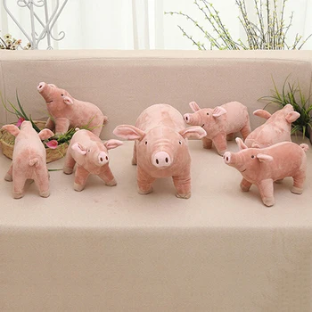 

1pc 25cm Cute Cartoon Pig Plush Toy Stuffed Soft Down cotton Animal Pig Doll for Children's Gift Kids Toy Kawaii Gift for Gift