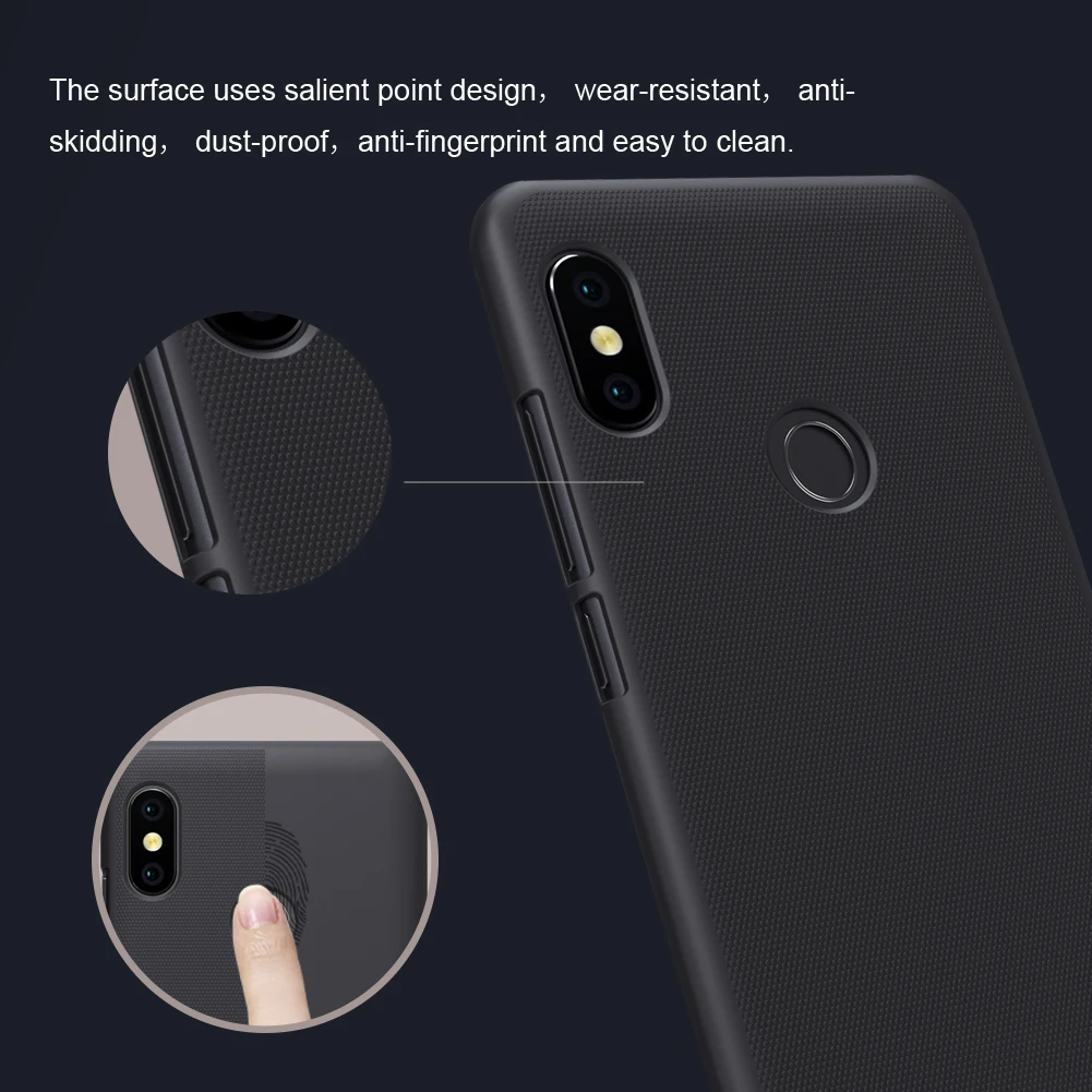 Чехол Nillkin для Xiaomi Redmi Note 5 матовый корпус телефона тонкий жесткий чехол s 6 Pro|case for