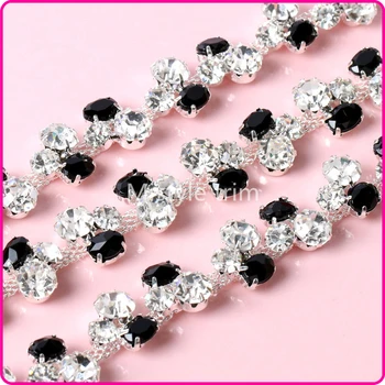 

Strass crystal roll Bracelet Decoration Crystal Rhinestone Cup Chain for wedding decoration