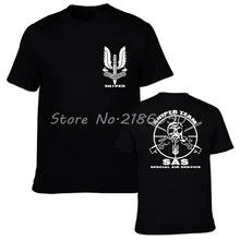 SAS 特殊エアサービス英国陸軍特殊部隊狙撃 tシャツ男性の半袖夏 Tシャツ Adlut トップ Tシャツ(China)