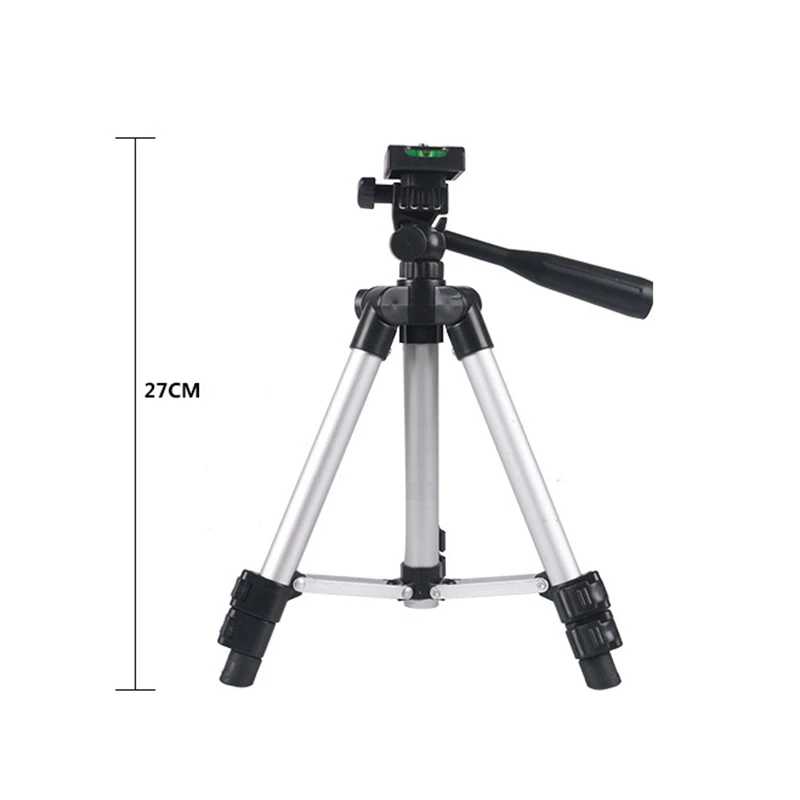  Universal Tripod Portable Digital Camera Camcorder Tripod Stand Torch Bracket Lightweight Aluminum 