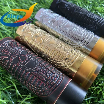 

pandora pharaoh slam piece 18650 battery Mechanical Mod Vape 25mm vaporizer brass and pei material mod fit Apocalypse GEN 25 RDA