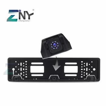 

Europe Car License Rear View Camera Plate Parking Camera with Auto Parking Sensor Backup Radar Monitor Waterproof Night Vision