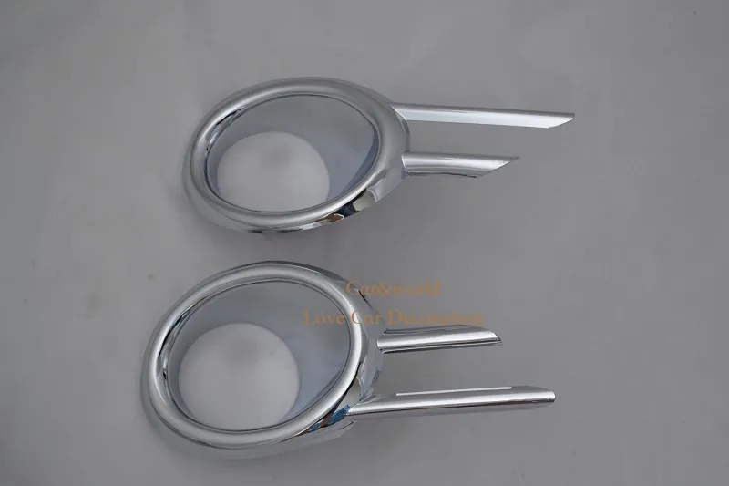 ABS Chrome Интимные аксессуары для Peugeot 3008 2013 передние противотуманные фары крышка отделкой автомобиль Foglight лампы внешней отделки