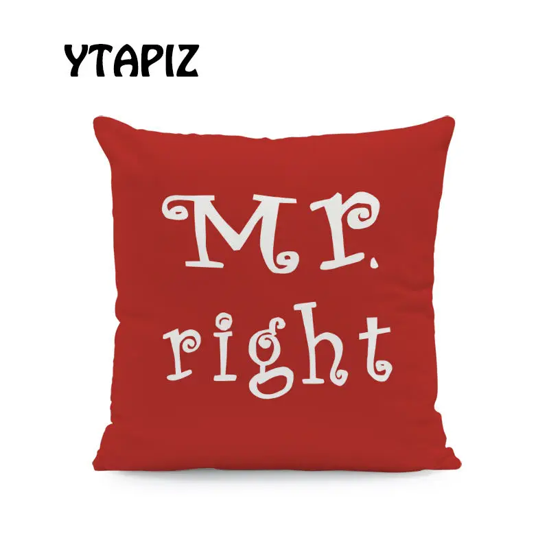 Сексуальные чехлы на подушку с буквенным принтом синие красные белые черные