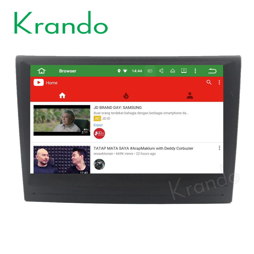 Автомобильная Мультимедийная система Krando на базе Android 9 0 с 8 &quotсенсорным экраном