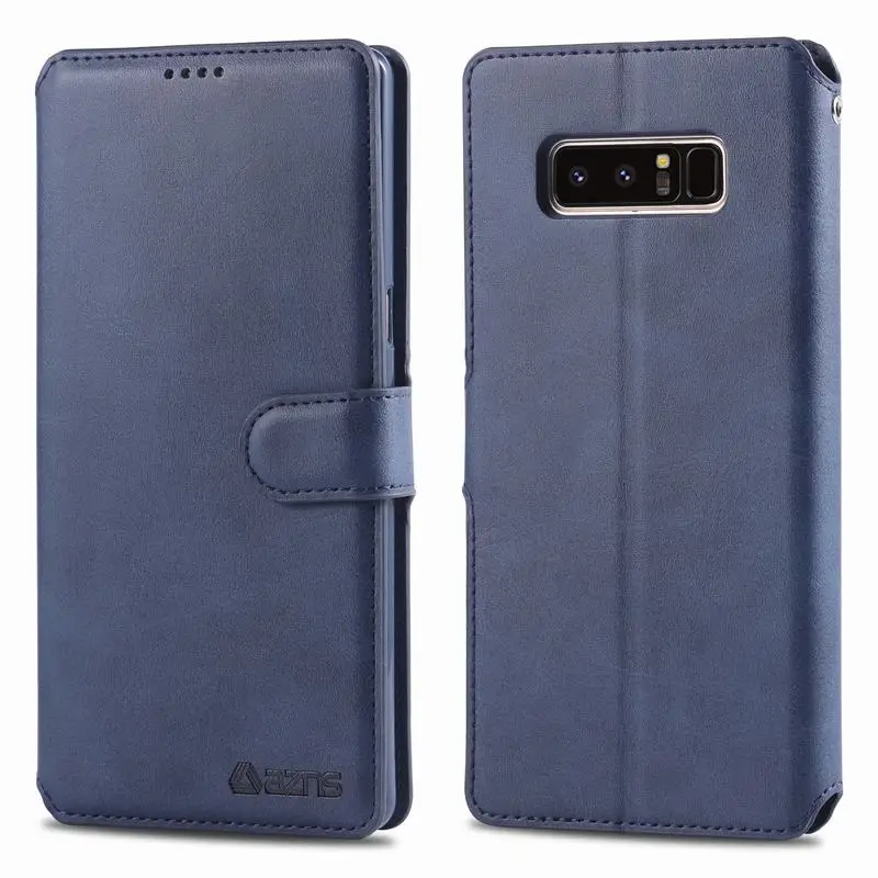 

Flip Book Case For Samsung Galaxy Note 8 Cover Leather Wallet Bag With 5 Slots Housing For Coque Samsung Note 8 Phone Case Note8