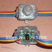 LED пиксель узел, WS2801, DC5V вход, IP68; 50 шт. строка