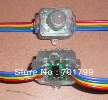 

led pixel node,WS2801,DC5V input,IP68;50pcs a string