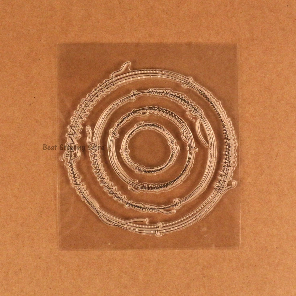 

scrapbooking stamps clear round stamps circle silicon stamps