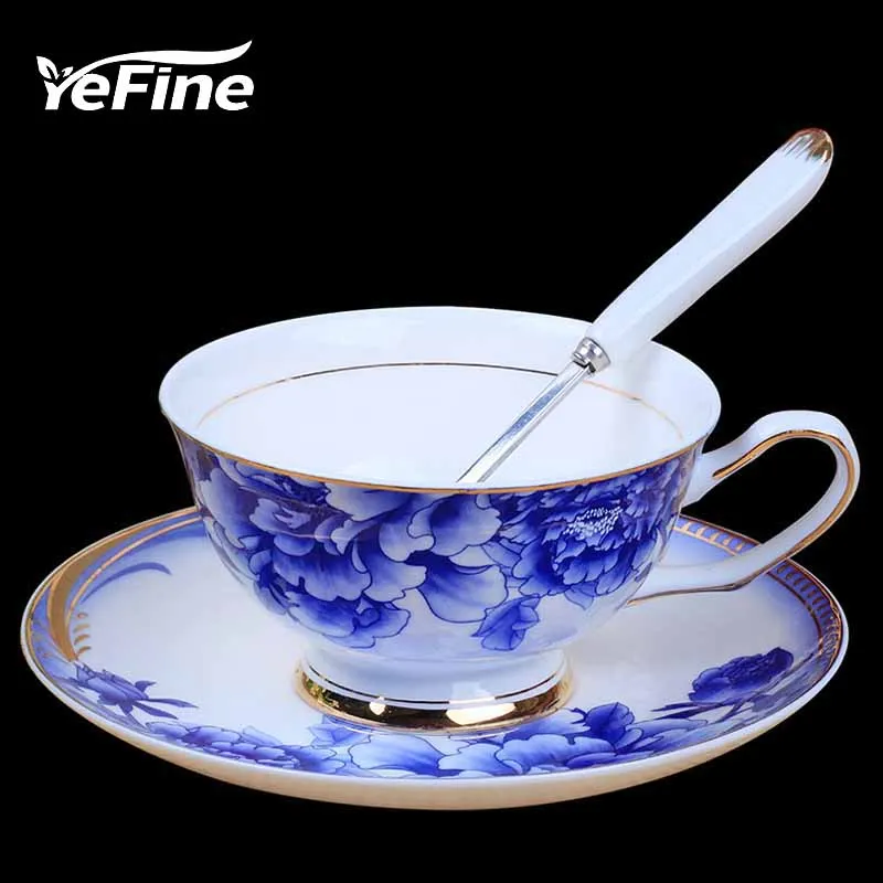 YeFine British Afternoon Tea Cups And Saucers Set Luxury Royal Classic