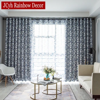 

JCyh Printed Blackout Curtains for Living Room Bedroom Cortinas Rideaux voilage Window Treatments Blinds Shade Curtain Drapes