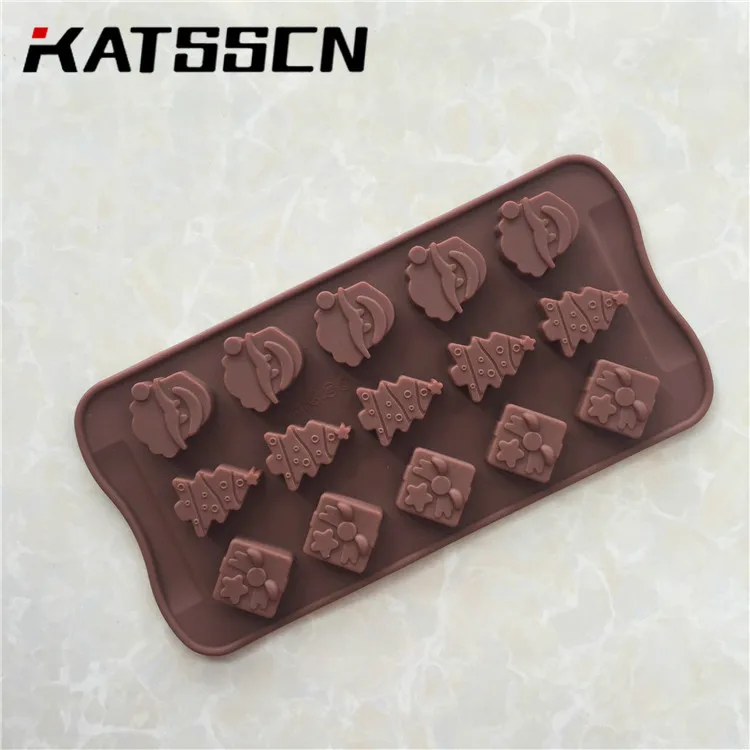 

Silicone Cake Mold DIY Baking Tools Dessert Bakeware Mold New Design Christmas Santa Claus Mold Baking Chocolate Silicone Moulds