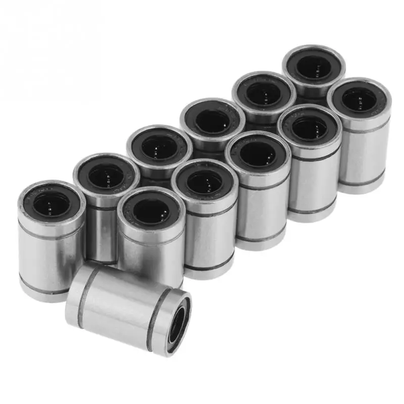 12Pcs/Lot LM8UU 8mm Linear Motion Bearing Bushing Slide Ball Bearing