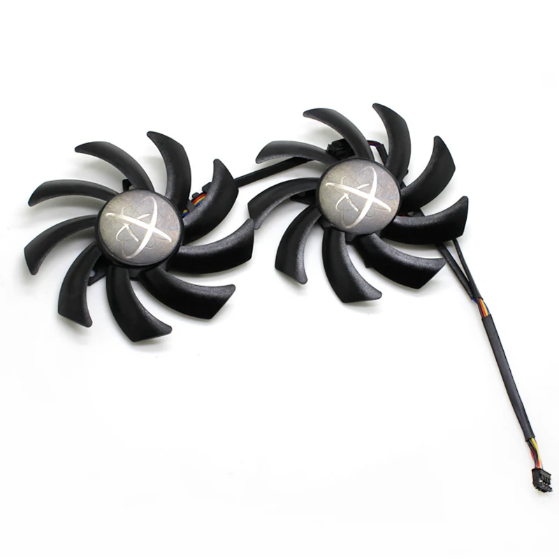 FirstD 85mm FD7010H12S 0.35AMP 4Pin Cooler Fan Replace For XFX RX 560D RX 570 RX 580 RX Vega Graphics Video Card Cooling Fan