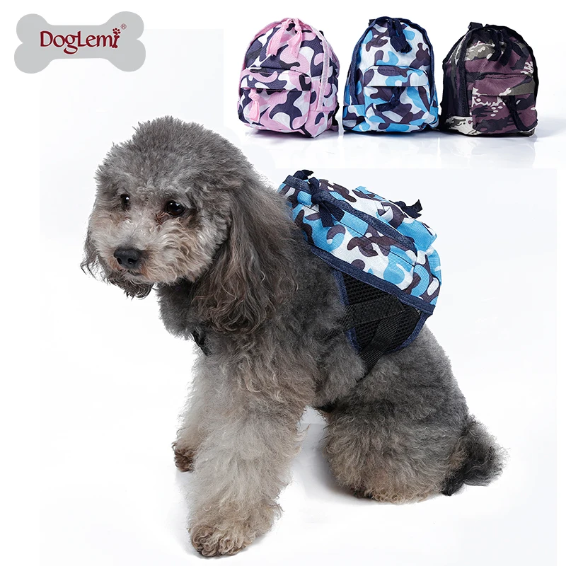 Doglemi 10pcs/lot, mixed size and colorsOutdoor pet dog backpack big