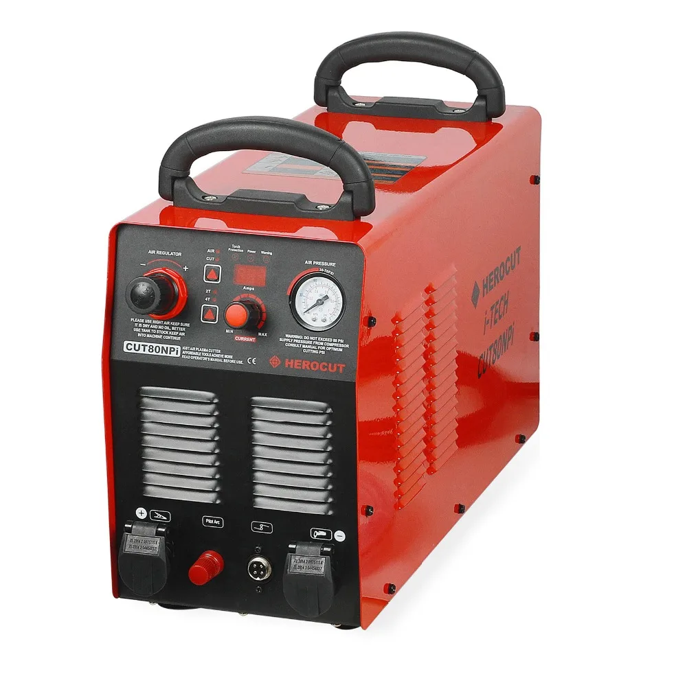 Cnc Cut80npi 80amps 380v Plasma Cutter Nonhf Pilot Arc, 25mm Clean Cut