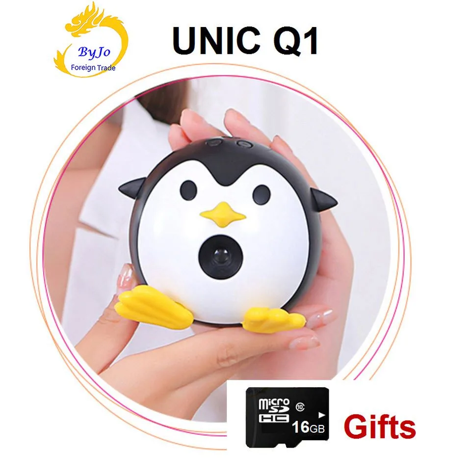 

UNIC Q1 Mini Mobile Projector Handheld Micro DLP Home Theater Proyector Add 16G micro SD card gift