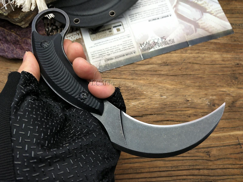 LCM66 тактика karambit Скорпион коготь нож открытый кемпинг джунгли Выживание битва фиксированное лезвие охотничьи ножи самообороны инструмент