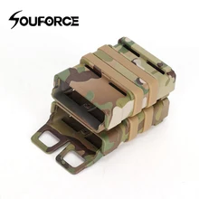 9 цветов Molle тактический Чехол сумка с быстрым креплением сумка система Molle жесткий чехол картридж для Аксессуары для охоты и спорта