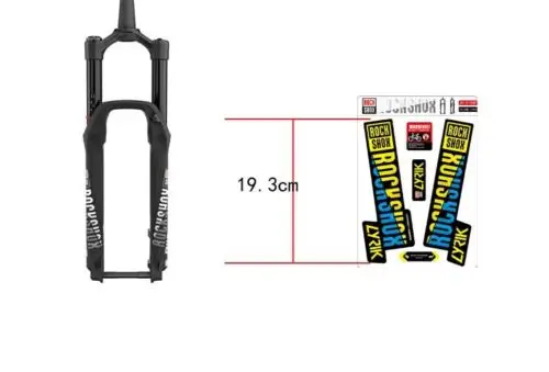 2018 ROCK SHOX LYRIK MTB вилка наклейка для горного велосипеда передняя наклейка|Наклейки